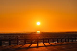 zonsopkomst Holwerd aan wad 22-04-2026