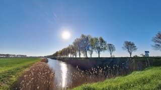 Een stralende frisse lentedag