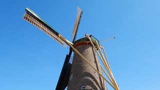 Een stralend mooie dag en blauwe luchten.
