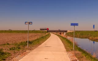 Mooi fietsweer in 't Oldambt