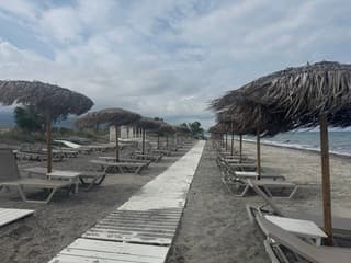 Geen strandweer op Kos, wel prima om te wandelen