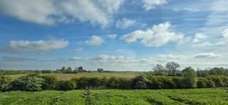 Wat wolkjes vanmorgen 