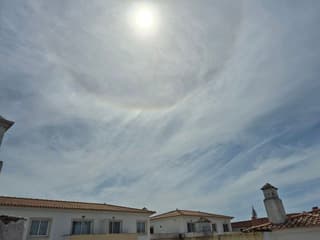 Halo om de zon .