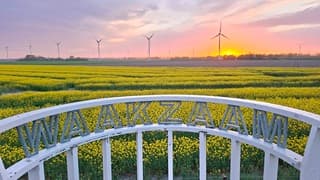 Opkomende zon uitkijkpunt Waakzaam Lutjewinkel 