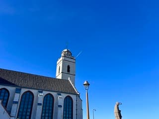 Zon en strak blauwe lucht.