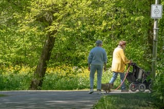 Heerlijk wandelweer vanmiddag. 