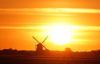 Zonnige start van de dag 