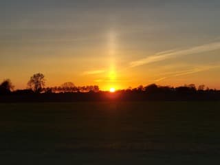 Zonsopkomst dubbele zon