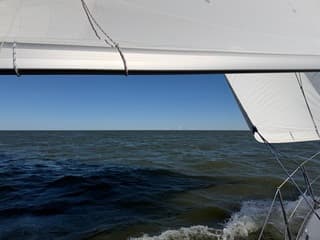 Mooi zeilweer op het IJsselmeer