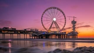 Scheveningen Pier zonsondergang 