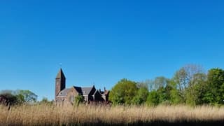 Stralend blauw 