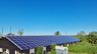 Goed weer voor de zonnepanelen 