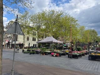 Bloemen op de Markt in Nijmegen