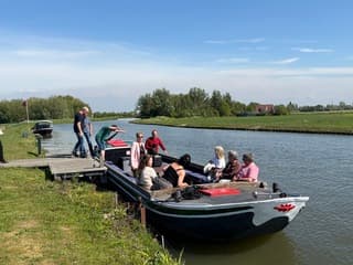 Super vaarpret in grote schuit