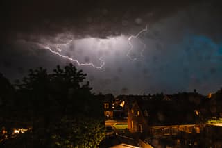 Onweer in Angeren 