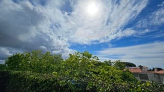Bewolking met zon in Portugal