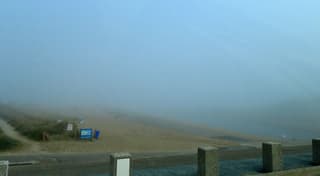 mist aan de kust