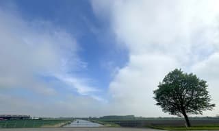 Sluierwolken.