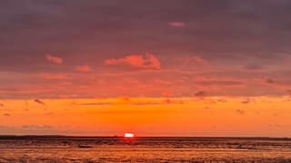 Zonsondergang 