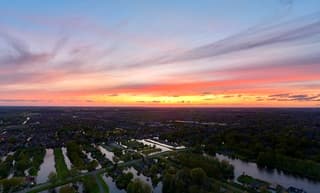 Zonsondergang NH