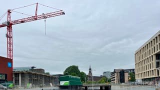 Een grijs bewolkte dag 
