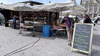 Markt in de zon