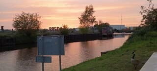 Zonsondergang 