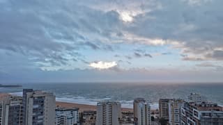 Zware regenbuien Portimão