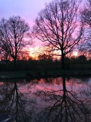 Zonsondergang 