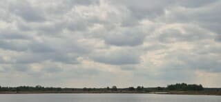 Weersverandering opkomst boven Dwingelderveld 