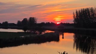 ondergaande zon