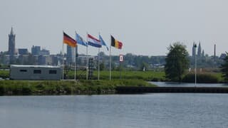 Vanmorgen geen blauwe lucht, meer wind.
