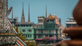 Even droog in Bangkok