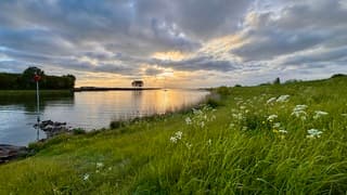 Zonsopkomst IJsselmeer 