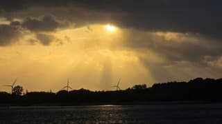 ondergaande zon