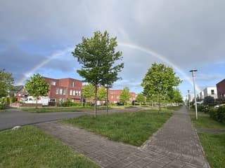 Regenboog boven Apeldoorn 
