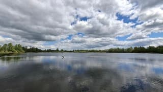 Weerspiegeling stapelwolken