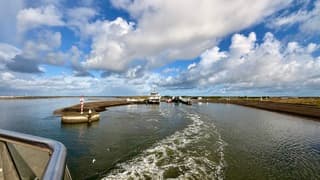 Zon boven Texel
