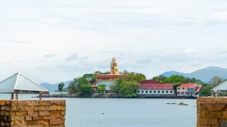 Buddha tempel op Ko Samui (Thailand)