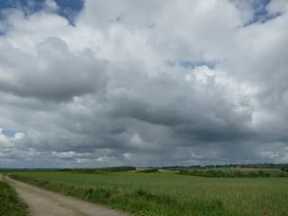 wolken/zon en regen