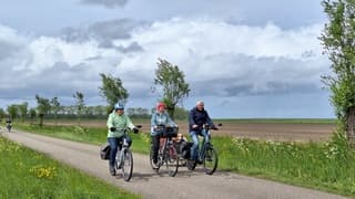 Prima fietsweer in Zeeland, Colijnsplaat