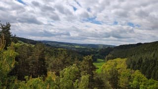 Bewolkt Ardennen 
