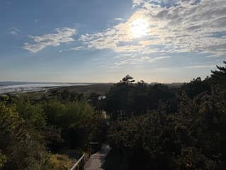 prachtig weer in de avond 