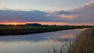 Zonsondergang 