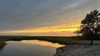 Zonsondergang Slikken van Flakkee Melissant