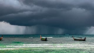 Zon en regen op Ko Pha Ngan (Thailand)