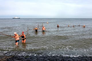 Weer of geen weer, altijd zee zwem weer 