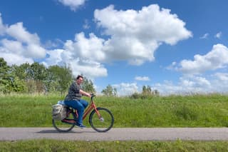 Prima fietsweer vanmiddag. 