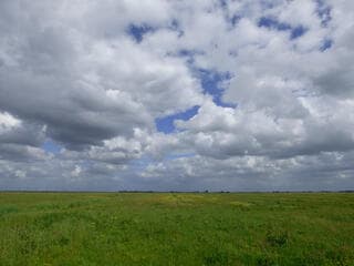 Zon. wolken en wind! 