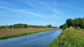 blauw met vliegtuigstrepen
